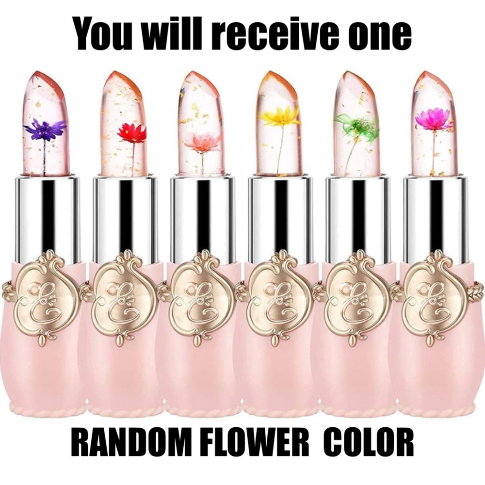 Lip Gloss, Temperature Changing Lip Gloss, receive One Random Flower Col…